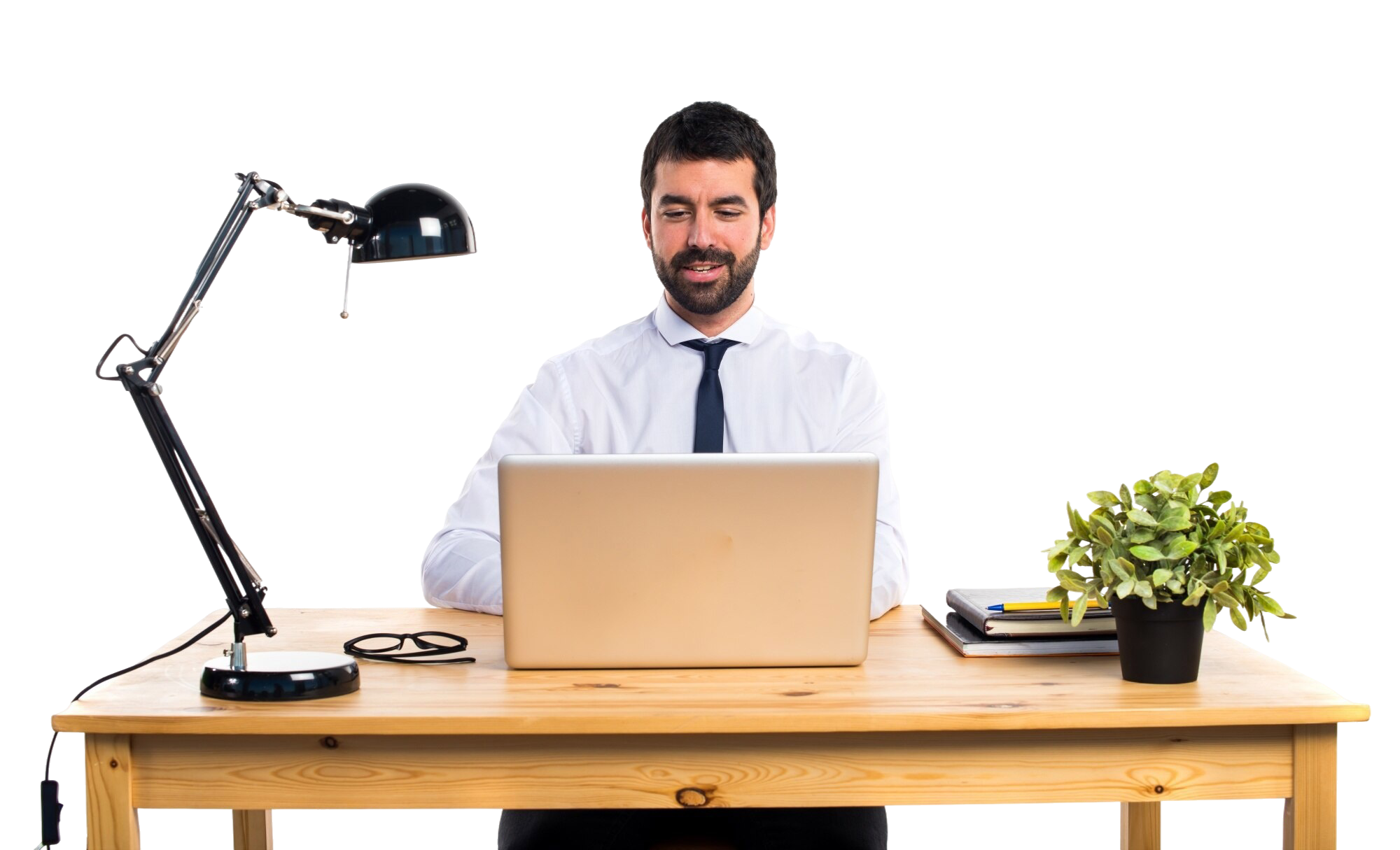 Businessman at desk
